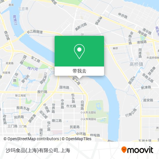 沙玛食品(上海)有限公司地图