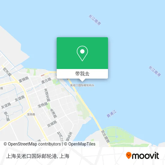 上海吴淞口国际邮轮港地图