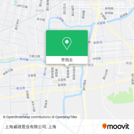 上海威雄置业有限公司地图