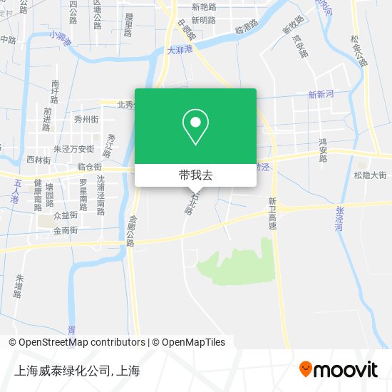 上海威泰绿化公司地图