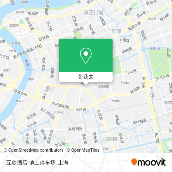 互欣酒店-地上停车场地图