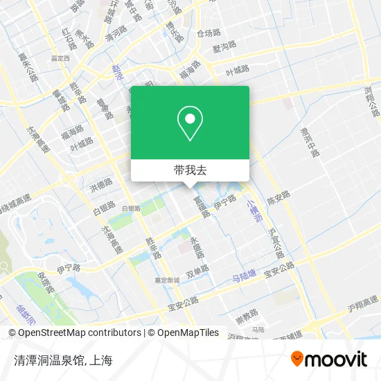 清潭洞温泉馆地图