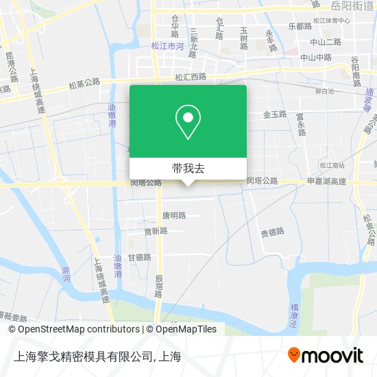 上海擎戈精密模具有限公司地图