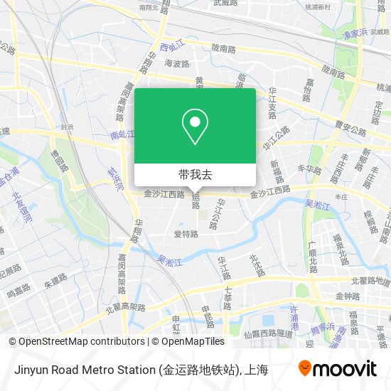 Jinyun Road Metro Station (金运路地铁站)地图