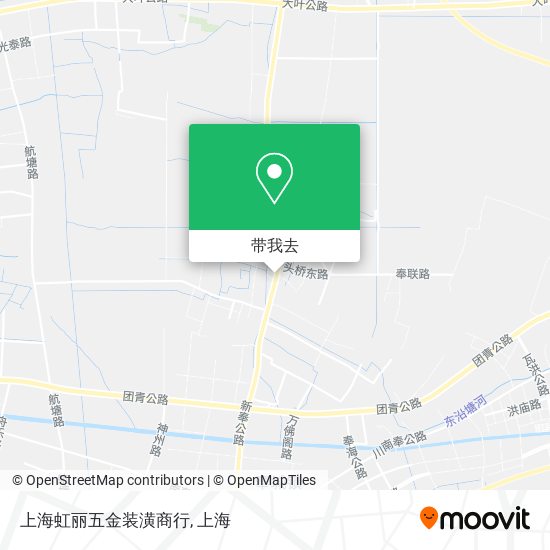 上海虹丽五金装潢商行地图