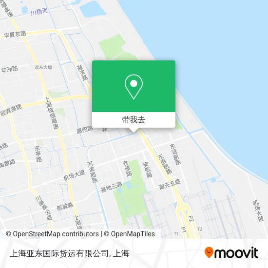 上海亚东国际货运有限公司地图