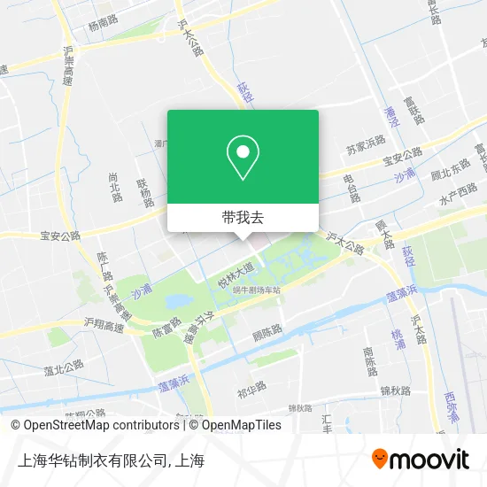 上海华钻制衣有限公司地图