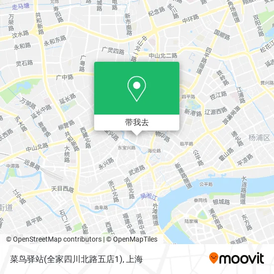 菜鸟驿站(全家四川北路五店1)地图