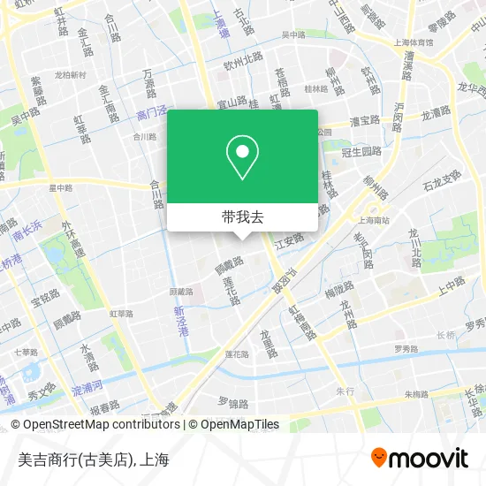 美吉商行(古美店)地图