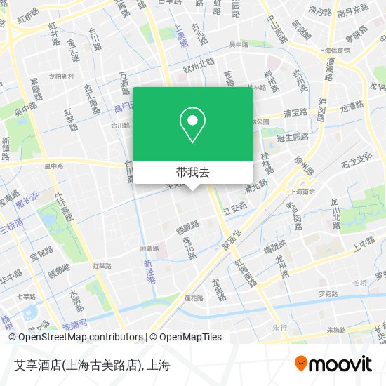艾享酒店(上海古美路店)地图