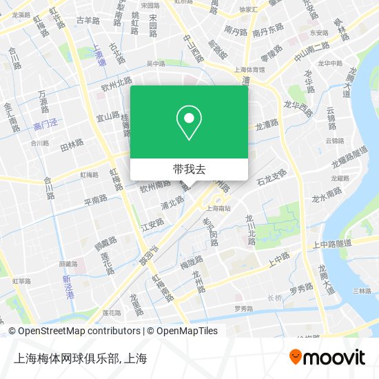 上海梅体网球俱乐部地图