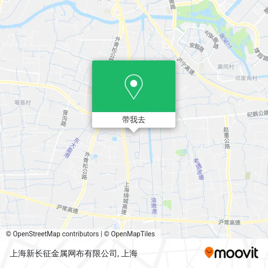 上海新长征金属网布有限公司地图