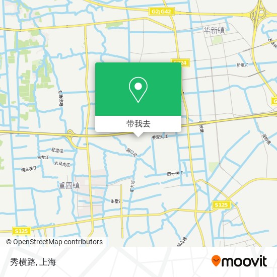 秀横路地图