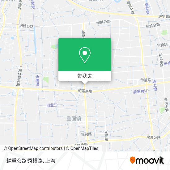 赵重公路秀横路地图