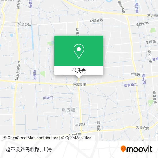 赵重公路秀横路地图