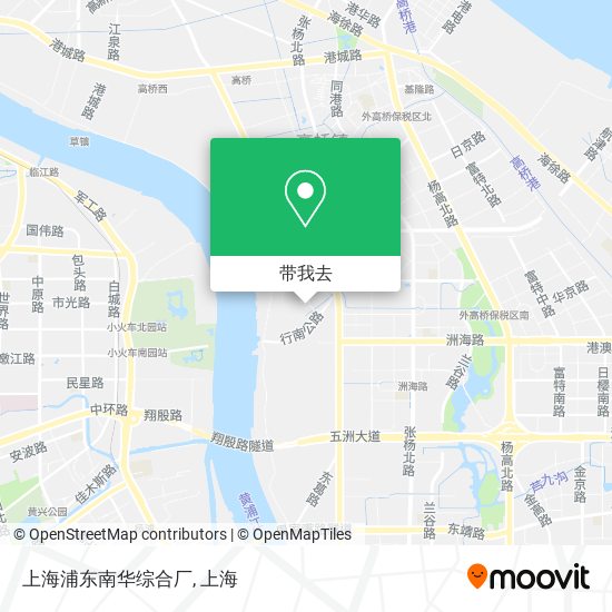 上海浦东南华综合厂地图