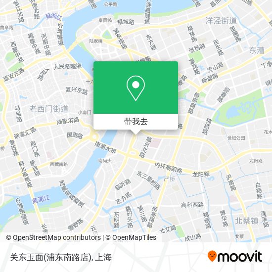 关东玉面(浦东南路店)地图