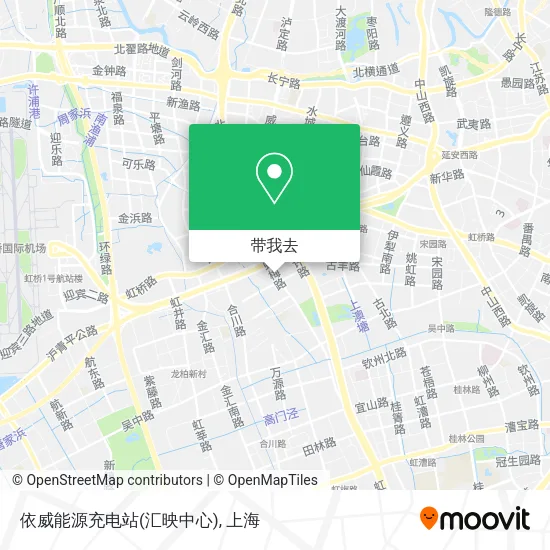 依威能源充电站(汇映中心)地图