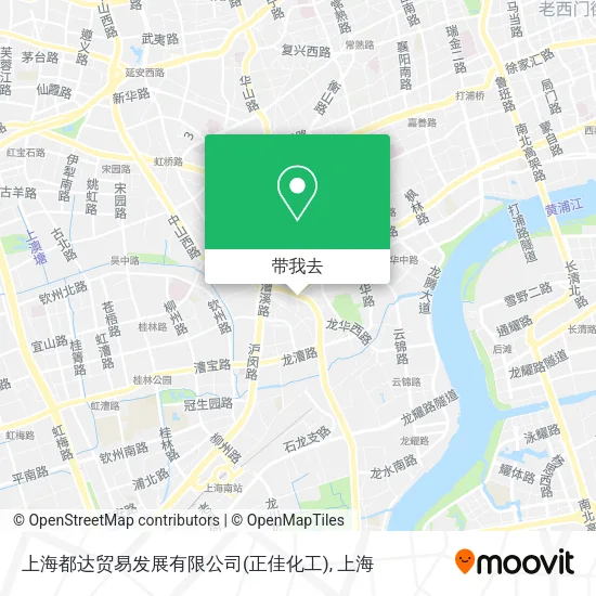 上海都达贸易发展有限公司(正佳化工)地图