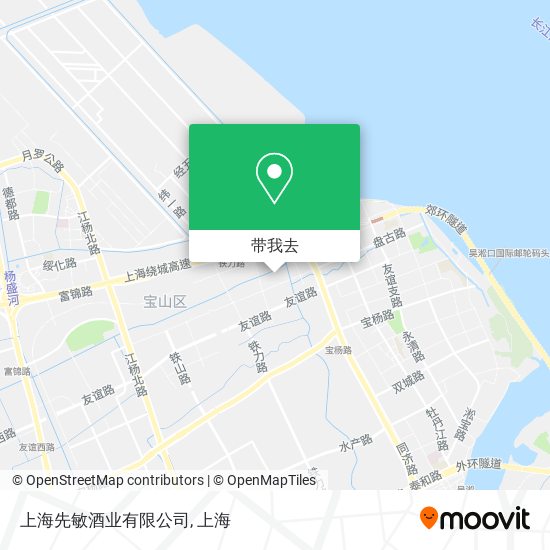 上海先敏酒业有限公司地图