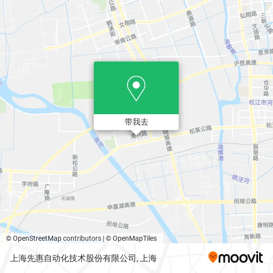 上海先惠自动化技术股份有限公司地图
