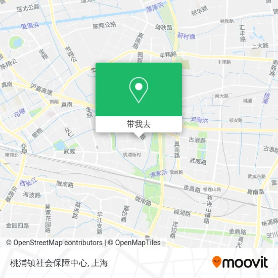 桃浦镇社会保障中心地图