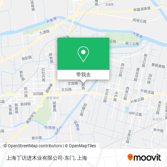 上海丁访进木业有限公司-东门地图