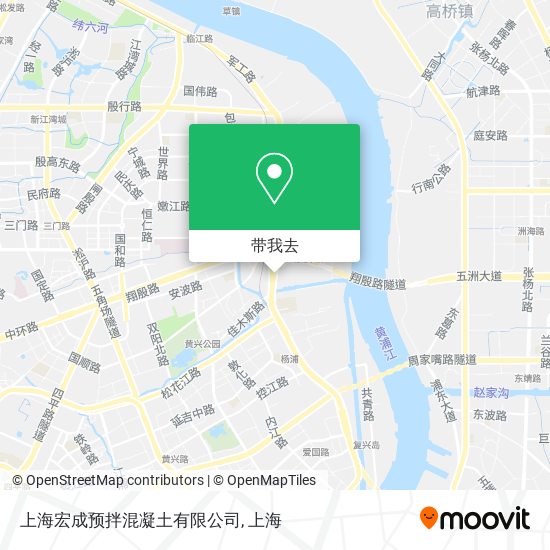 上海宏成预拌混凝土有限公司地图