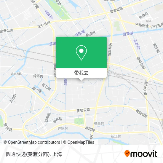 圆通快递(黄渡分部)地图