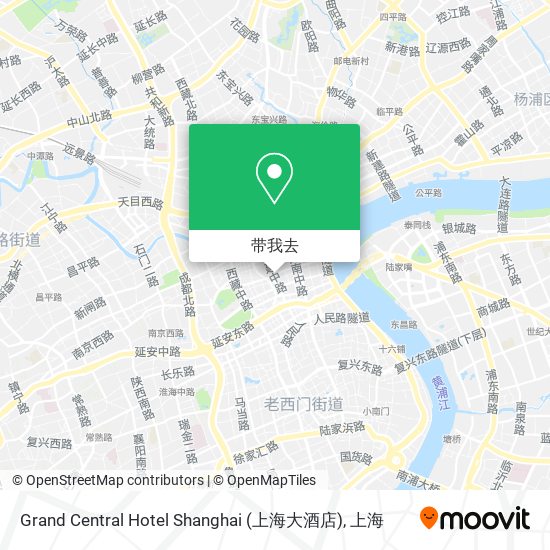 Grand Central Hotel Shanghai (上海大酒店)地图
