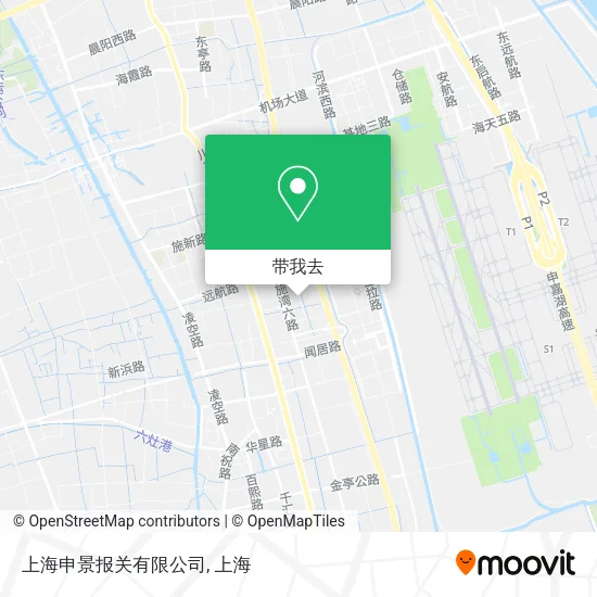 上海申景报关有限公司地图