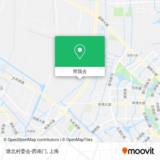 塘北村委会-西南门地图