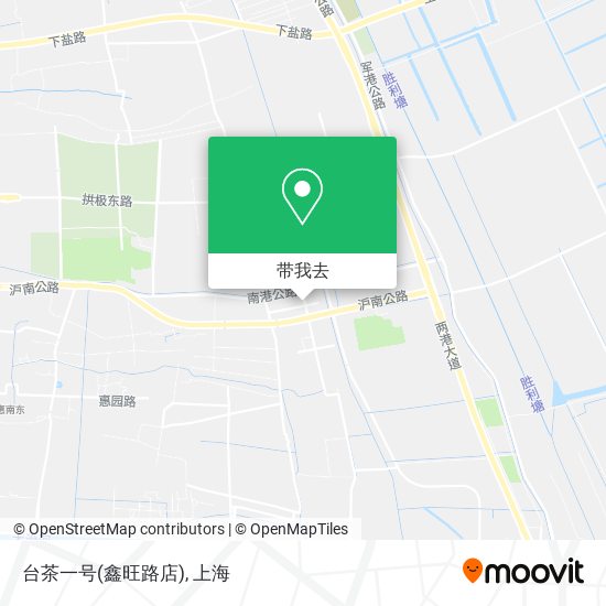 台茶一号(鑫旺路店)地图