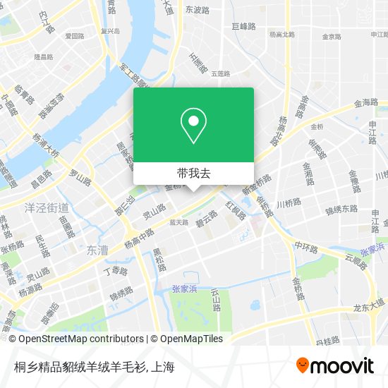 桐乡精品貂绒羊绒羊毛衫地图