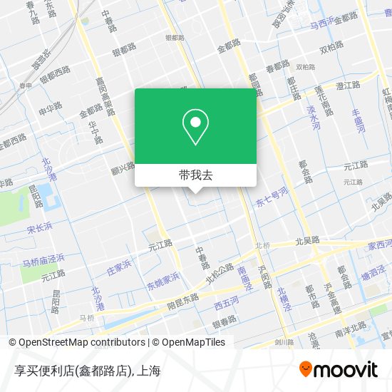 享买便利店(鑫都路店)地图