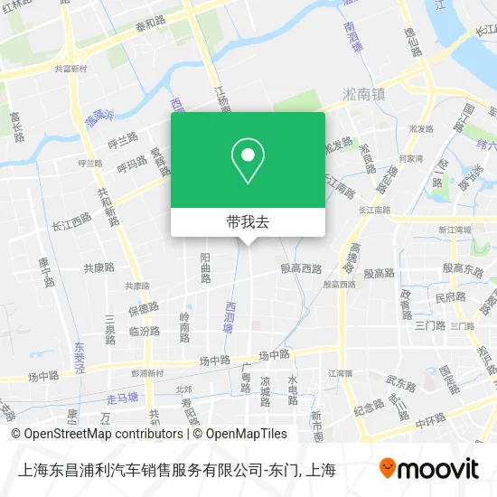 上海东昌浦利汽车销售服务有限公司-东门地图