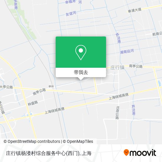 庄行镇杨溇村综合服务中心(西门)地图