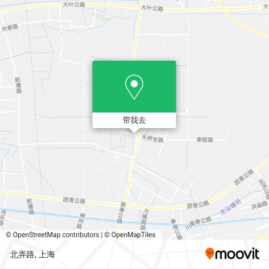 北弄路地图