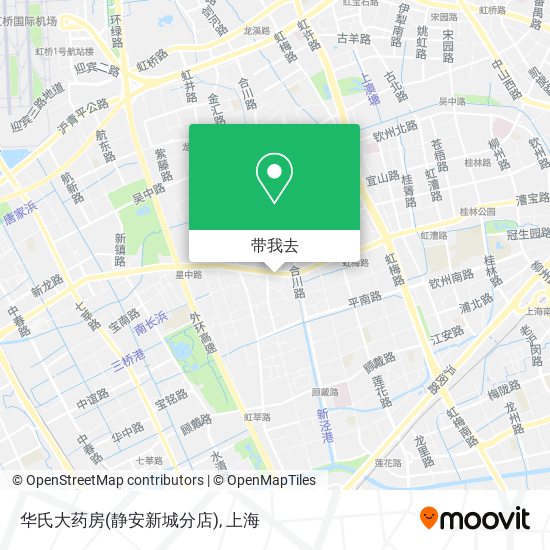 华氏大药房(静安新城分店)地图