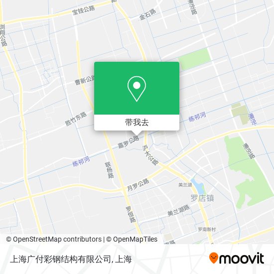 上海广付彩钢结构有限公司地图