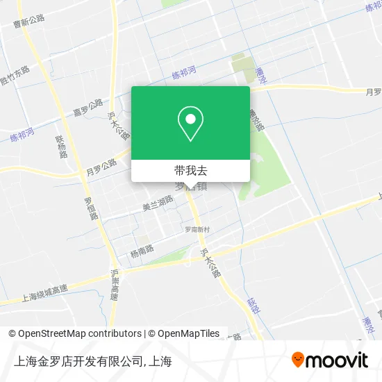 上海金罗店开发有限公司地图