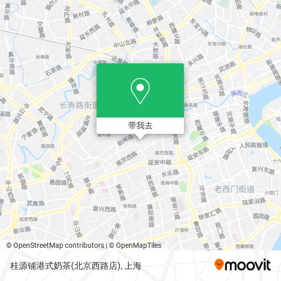 桂源铺港式奶茶(北京西路店)地图