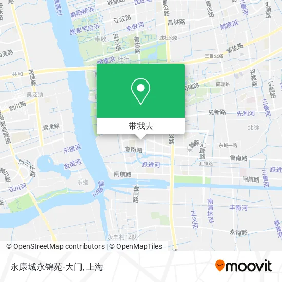 永康城永锦苑-大门地图