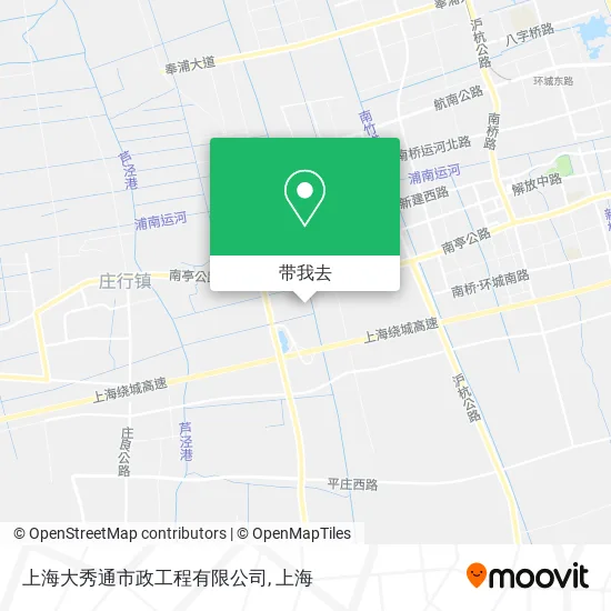 上海大秀通市政工程有限公司地图
