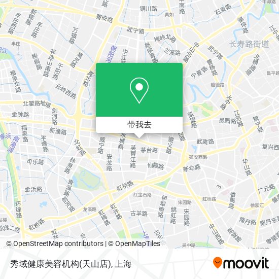 秀域健康美容机构(天山店)地图