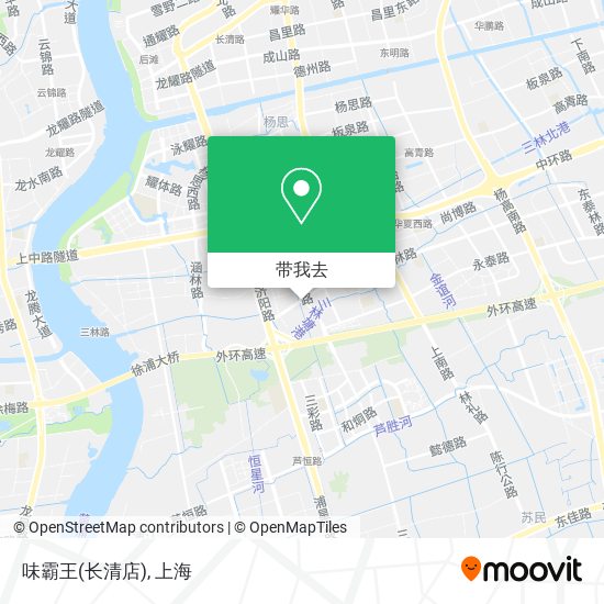 味霸王(长清店)地图