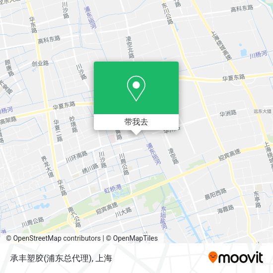 承丰塑胶(浦东总代理)地图