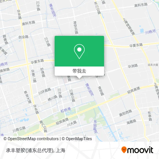 承丰塑胶(浦东总代理)地图