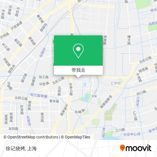徐记烧烤地图