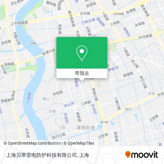 上海贝蒂雷电防护科技有限公司地图